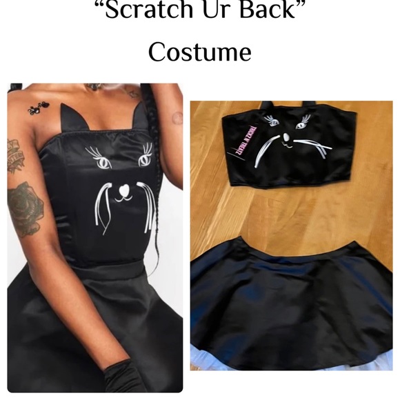 Dolls Kill Dresses & Skirts - Dolls Kill “Scratch Ur Back” Kitty Costume